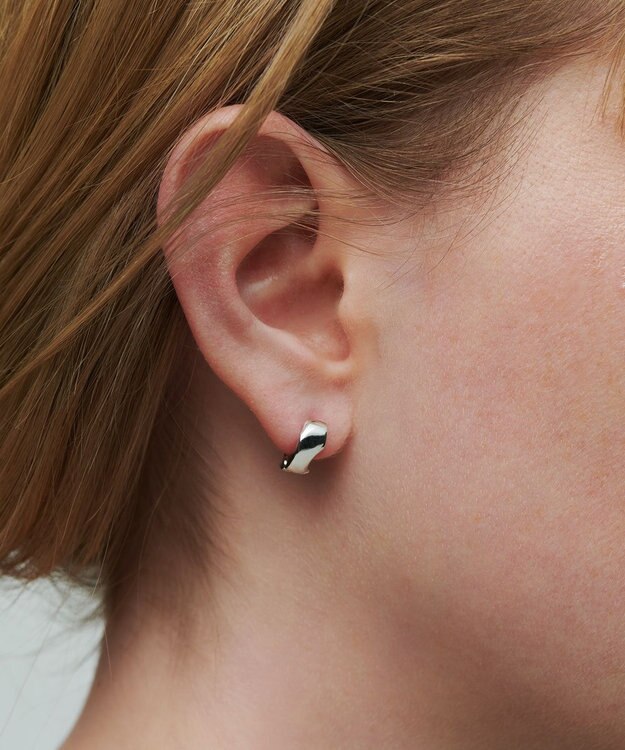 NAVE インパクトイヤリング Sサイズ シルバー系