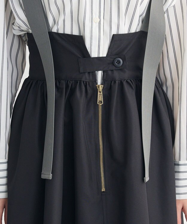 Green Parks ・ＤＯＵＢＬＥ　ＦＬＡＧＳ　サスペンダーミリタリースカ Black