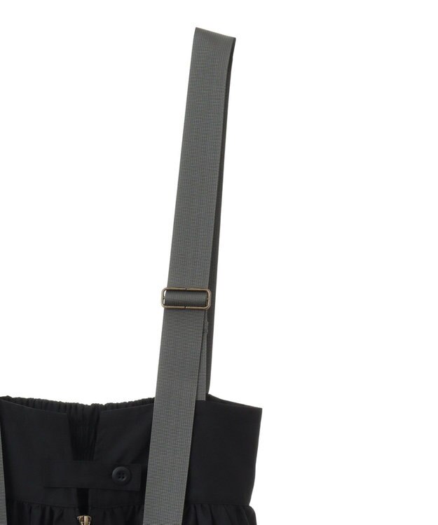 Green Parks ・ＤＯＵＢＬＥ　ＦＬＡＧＳ　サスペンダーミリタリースカ Black