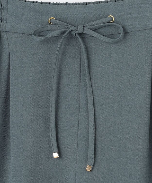 ANY 【接触冷感・UVケア】イージーケア美脚 パンツ グリーン