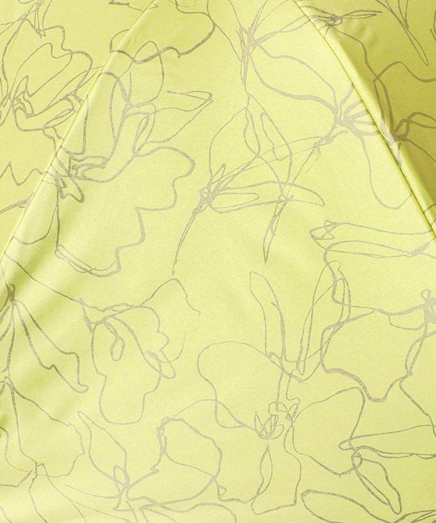 AURORA Beaurance （ビューランス） プリント晴雨兼用傘（折り畳み・ミニ傘） ペールイエロー