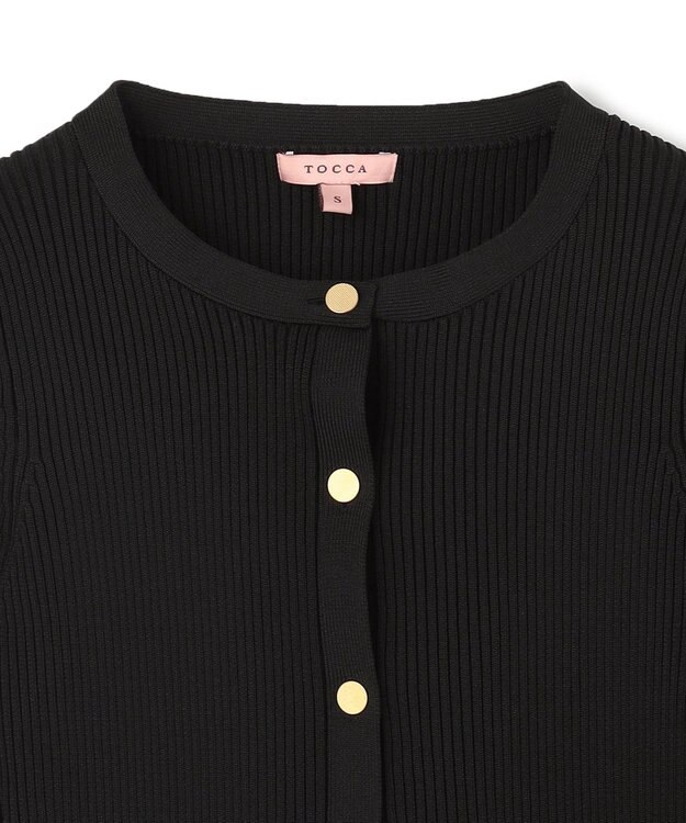 TOCCA NIGHT GROOVE ニットカーディガン ブラック系