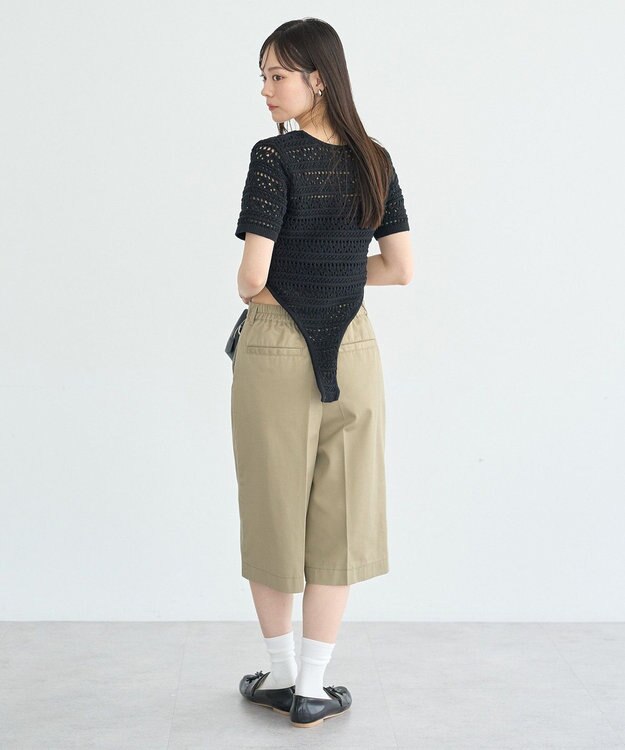 earth music&ecology クロエシェボディニットスーツ Black