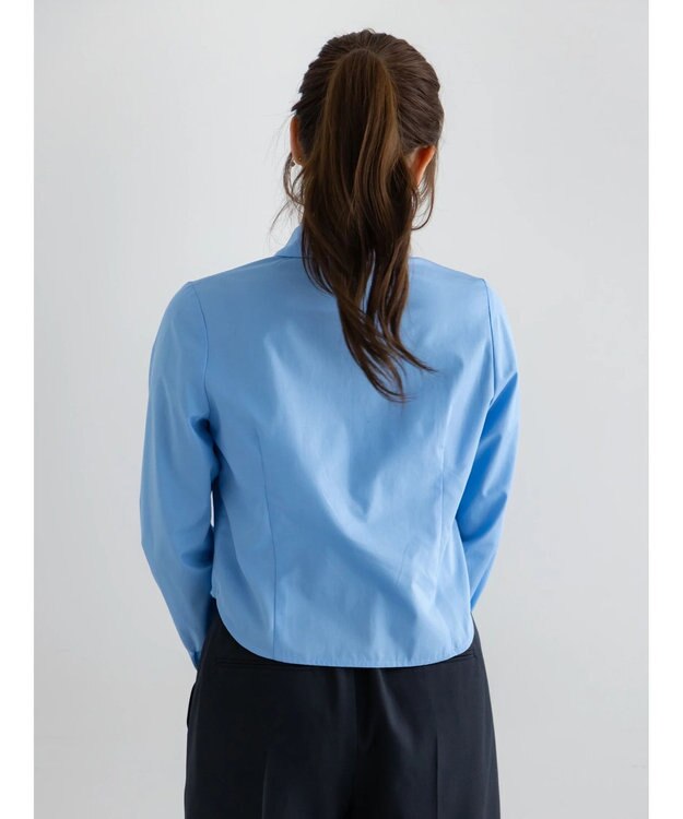 Te chichi プリンセスラインクロップトシャツ【AOYAMA FASHION ASSOCIATION × Te chichi】 サックスブルー