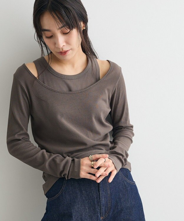 CRAFT STANDARD BOUTIQUE 2点セット/タンクトップ＆ロンT Charcoal Gray