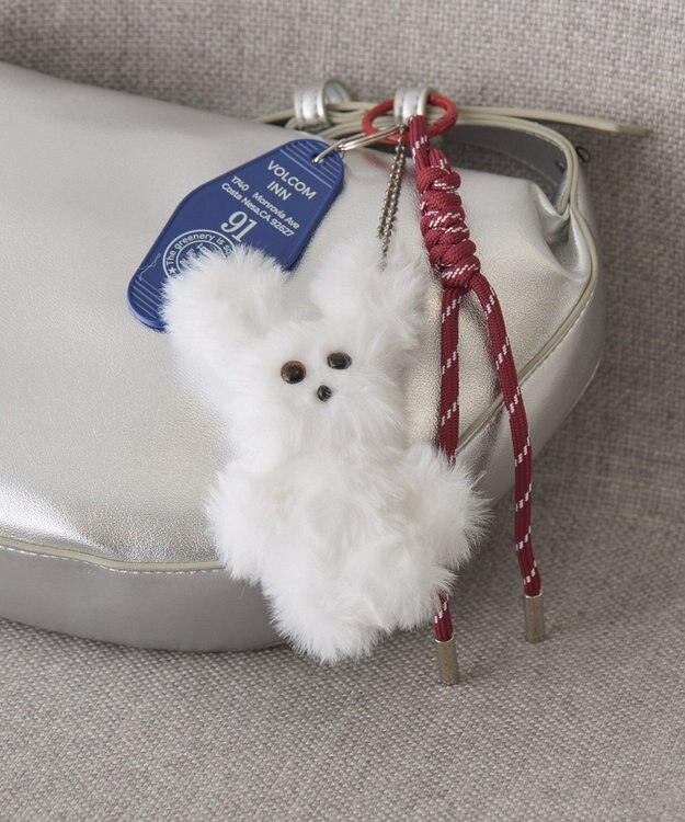 AMERICAN HOLIC モールラビットチャーム White