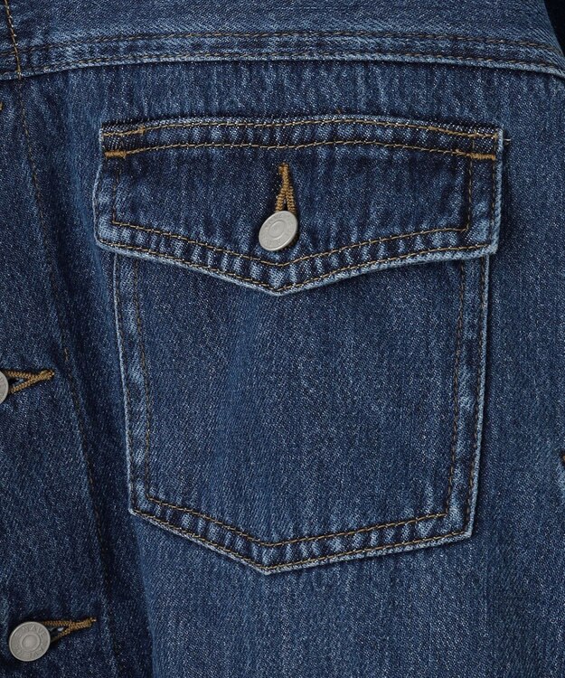 NAVE 【ReNAVE・洗える/中綿】ライトデニム ブルゾン ブルー系