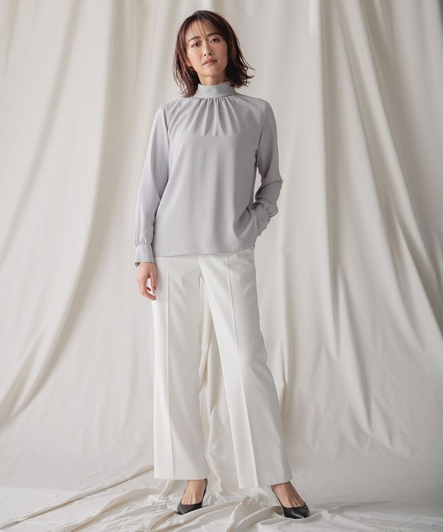 BEIGE， 【L-size】LUIZA / ワイドパンツ White