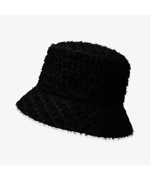 林八百吉商店 un chapeau　フリンジハット ブラック
