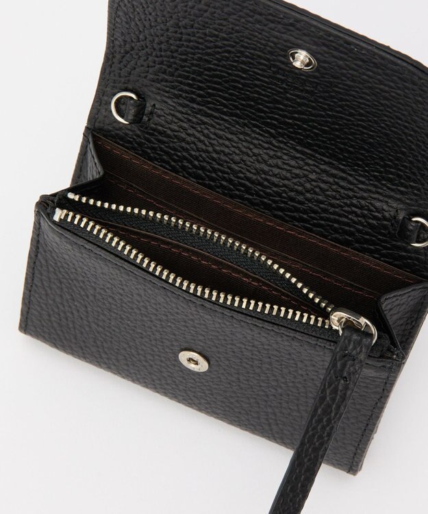 russet チェーンミニウォレット(SO-434) Black