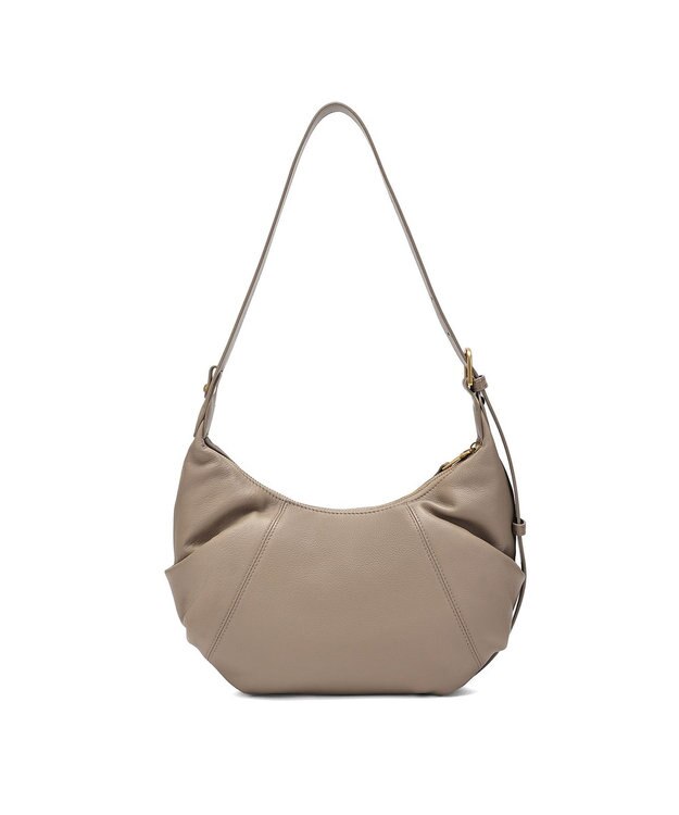 style code 【ペットボトル収納可能】[Lyrss/リルス] 牛革 ショルダーバッグ グレージュ