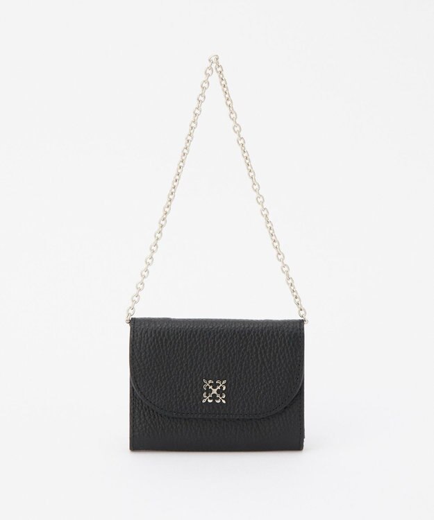 russet チェーンミニウォレット(SO-434) Black