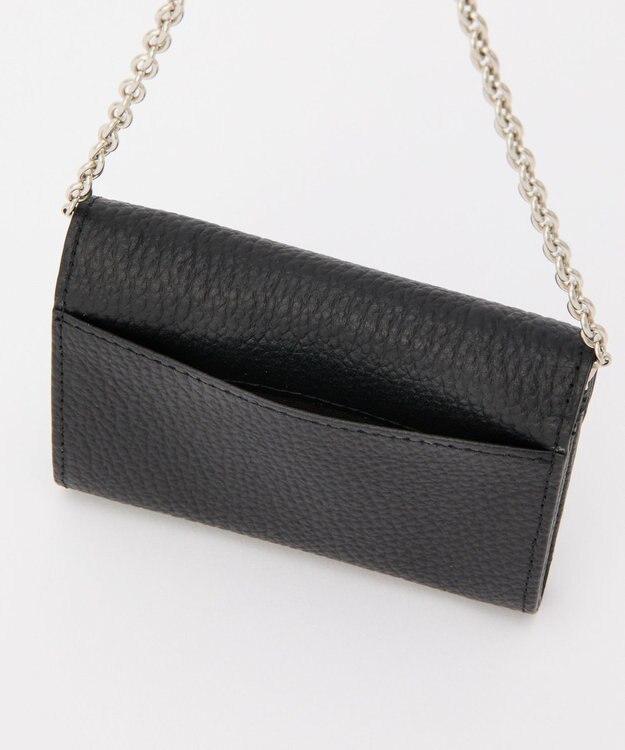russet チェーンミニウォレット(SO-434) Black