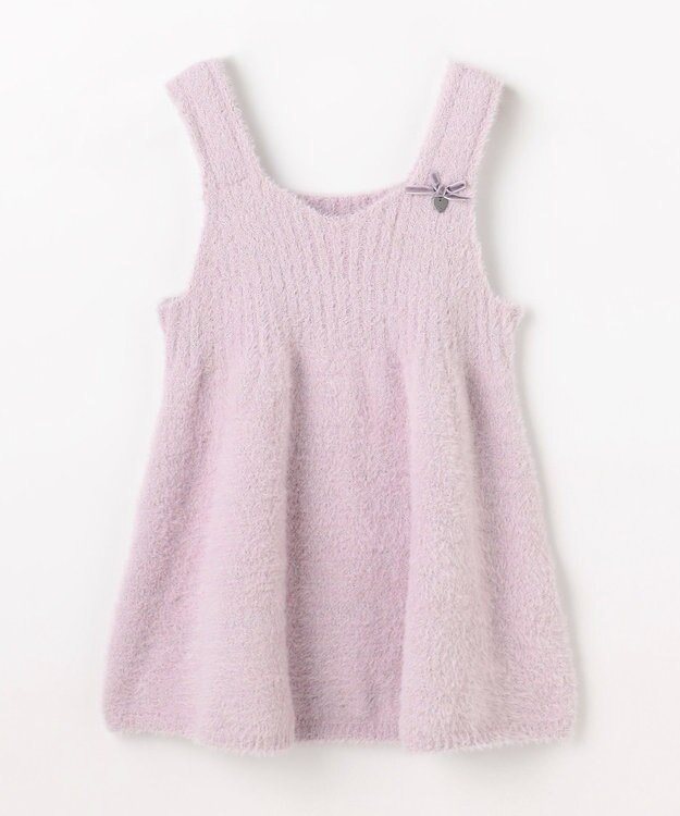 組曲 KIDS 【S-Lサイズ】シャギーニット キャミソール ラベンダー