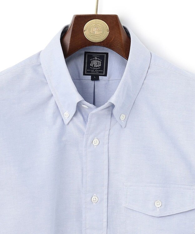 J.PRESS MEN 【KING SIZE】【定番】 アービング シャツ / ボタンダウン サックスブルー系