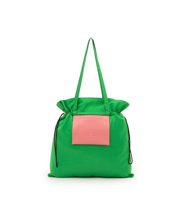 LANVIN en Bleu ポプリス ポケッタブルバッグ グリーン