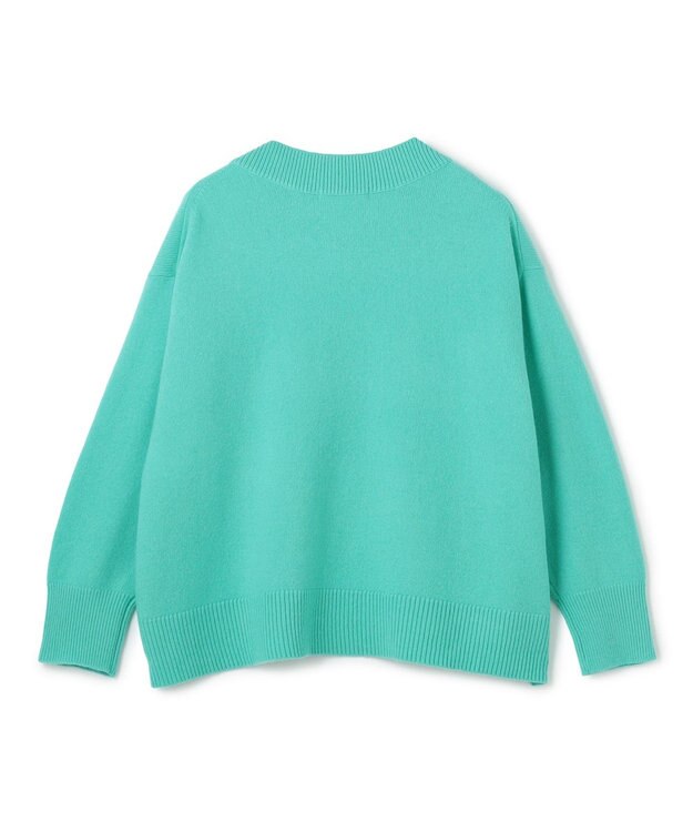 UNFILO 【野呂佳代さん着用】カシミヤブレンド Vネックニット ミント