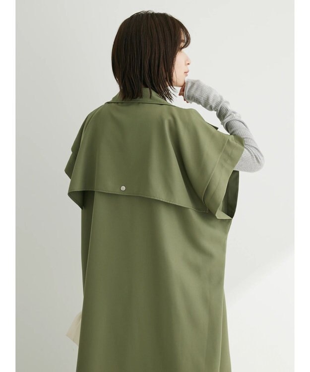 Green Parks ・ＥＬＥＮＣＡＲＥ　ＤＵＥ　トレンチロングベスト Khaki