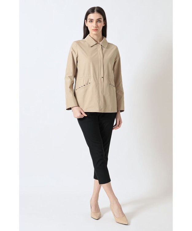 DAKS リバーシブル タフタブルゾン（撥水） ベージュ