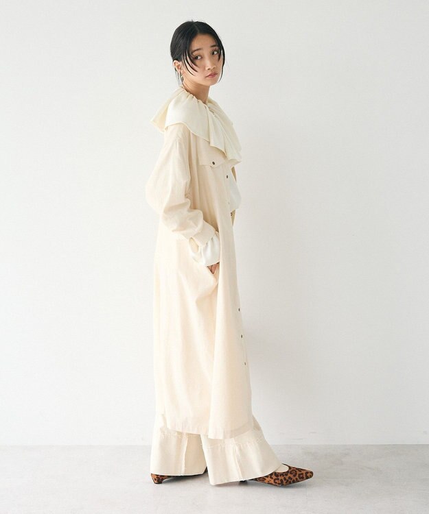 CRAFT STANDARD BOUTIQUE コーデュロイシャツワンピース Black