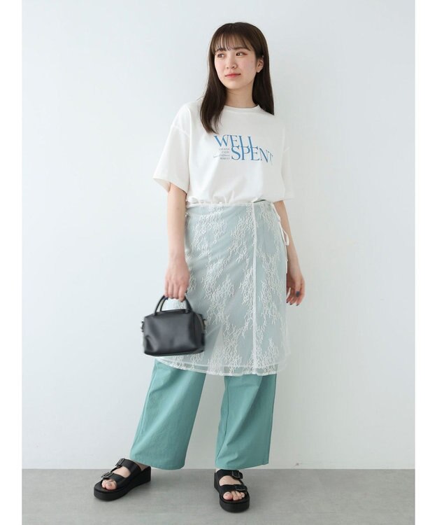 Green Parks 汗染み防止アソートロゴＴシャツ Off White