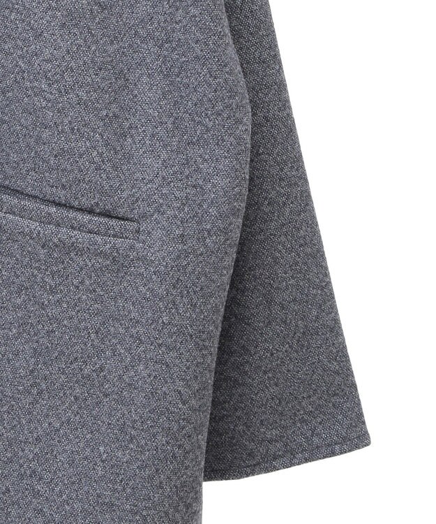 Green Parks 柄圧縮ポンチキーネックプルオーバー Black