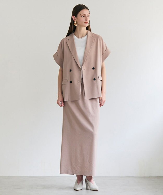 BEIGE， BORNA / コットンスムースTシャツ Off