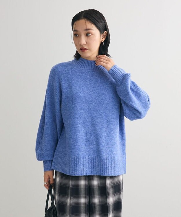 Green Parks ｆｕｗａっと　ニットプルオーバー Light Blue