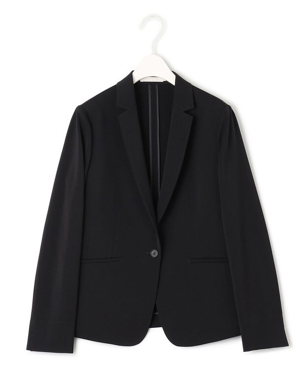 ICB 【新色追加・防シワ・速乾・洗える】Fied テーラードジャケット ブラック系