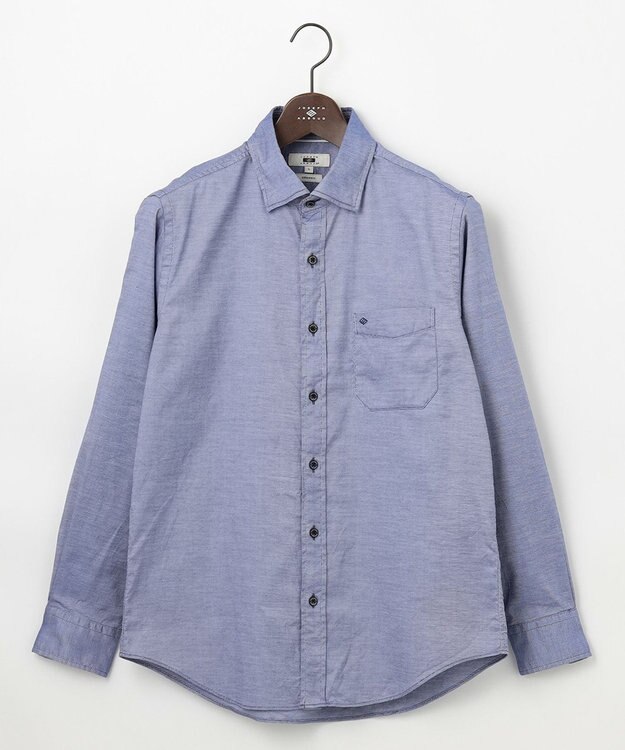 JOSEPH ABBOUD 【オリジナルオーガニック使用】JOE COTTON ストレッチオックス シャツ サックスブルー系