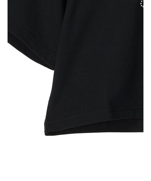 Green Parks ・ｓｗｉｎｇ　ｂｙ　ラインストーンロゴショートＴＥＥ Black