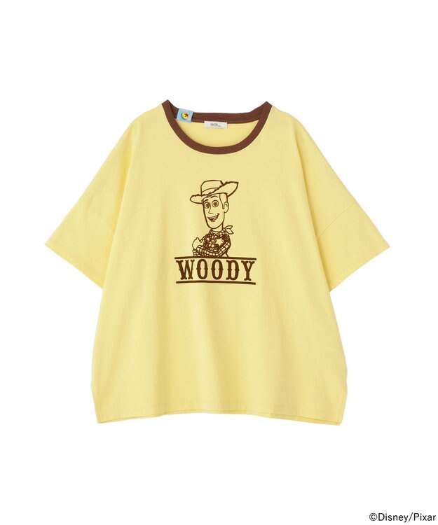earth music&ecology 【予約】リンガーTシャツ/TOY STORY ブラウン