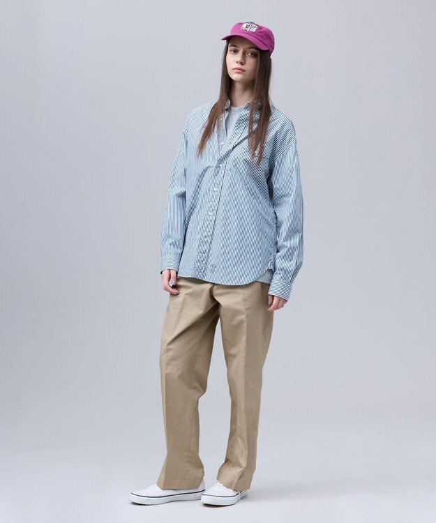 J.PRESS MEN 【J.PRESS ORIGINALS】【UNISEX】Cotton Broad Cloth Shirt / B.D. / Baggy-Fit グリーン系1