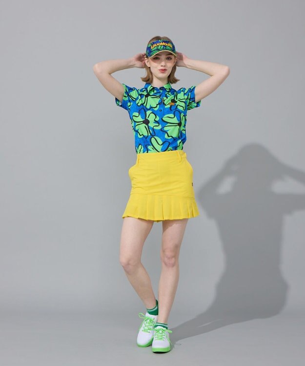 FILA GOLF／marie claire 【Loudmouth】柄ポロシャツ Retro Charm