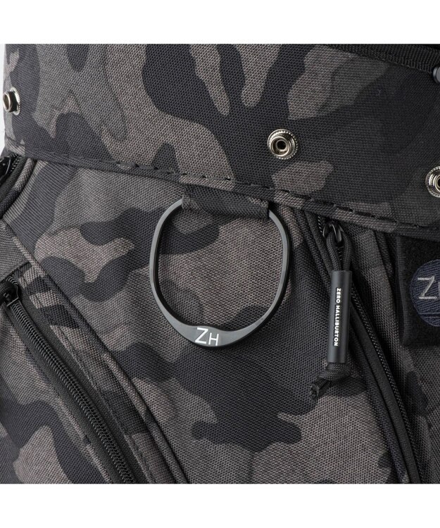 ZERO HALLIBURTON コーデュラキャディバッグ 82051 ブラックカモ柄