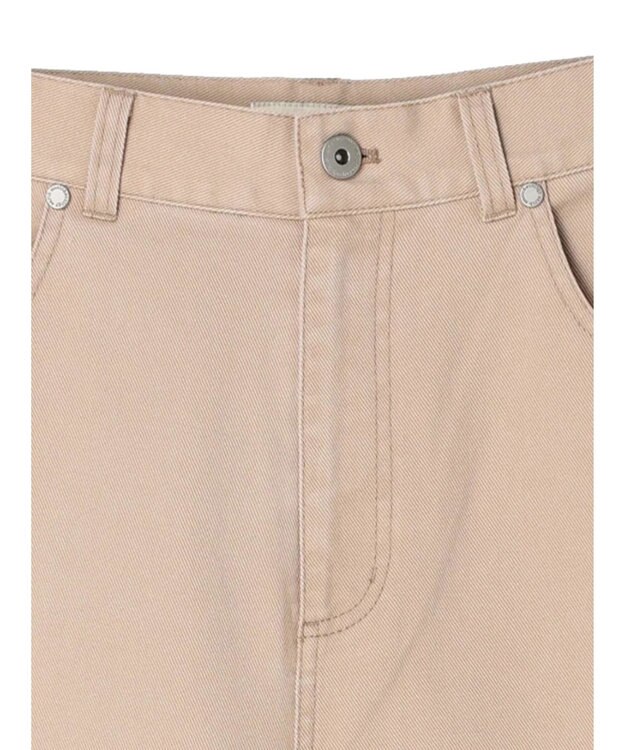 earth music&ecology コットンツイルバギーパンツ Beige