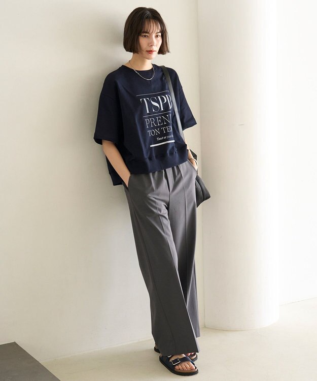 UNFILO ライトウェイト ロゴスウェット ネイビー