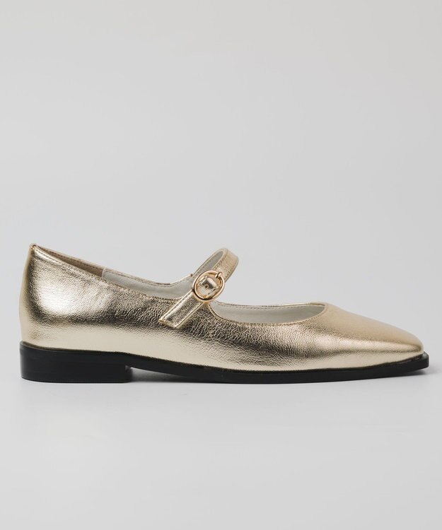 BONTRE 【PRECIEUX JOUET/プレシュウジュエ】セミワイドソールメリージェーン ゴールド