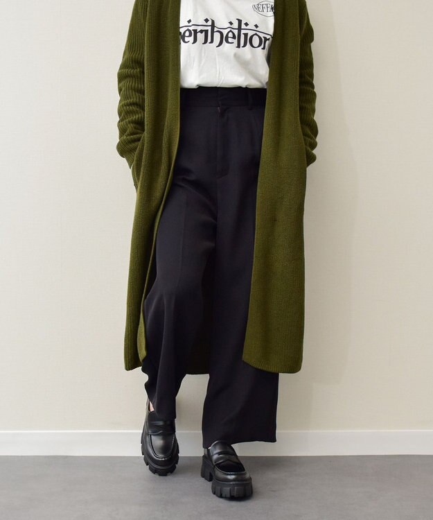 Bridget Birkin 【Round About】ラギットソールローファー ブラック