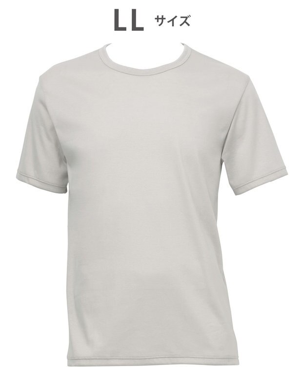 WACOAL MEN インナー　綿100％　洗濯してもやわらかさ続く　毛玉になりにくい　3分袖　クルーネック　/ワコールメン　WL5023 ベージュ