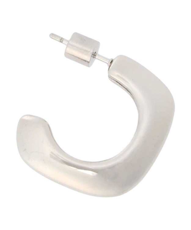 Green Parks ・ＨＡＬＦ　ＴＩＭＥ　サージカルスクエアフープピアス Silver