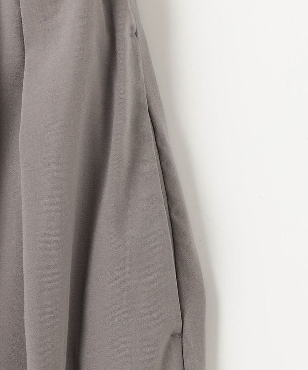 ANY L 【洗濯機可能/接触冷感/UVケア/イージーケア/ウエストゴム】清涼リラックススカーチョ グレー