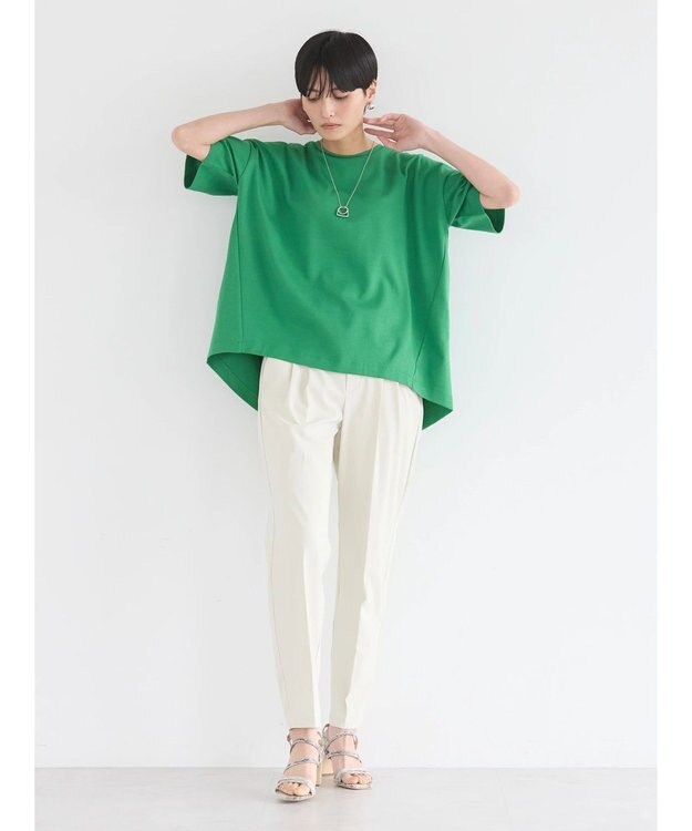 AMERICAN HOLIC 接触冷感バックタックポンチプルオーバー Green