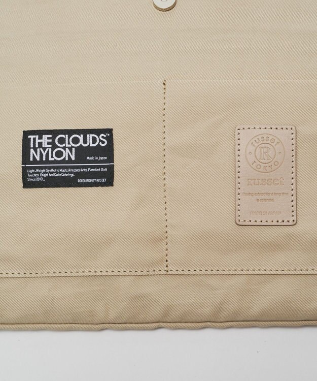 russet バイカラーレザーハンドルトートバッグ(SF-279) PinkBeige