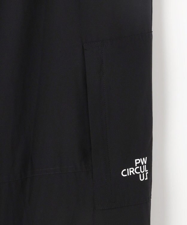 PW CIRCULUS 【撥水加工 / ストレッチ】【MEN】ワイド中綿カーゴパンツ ゴルフ ブラック系