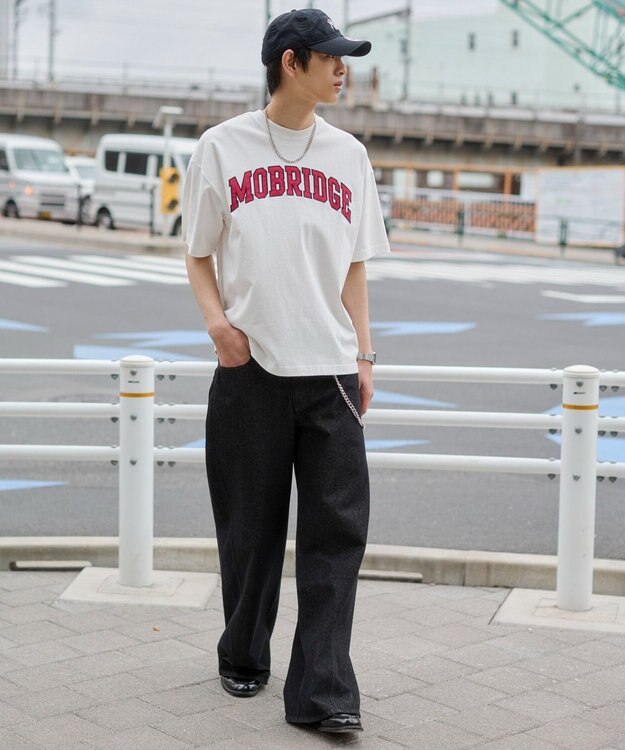 WEGO 【ユニセックス着用ITEM】アクセ付きグラフィックT（SS） ホワイト