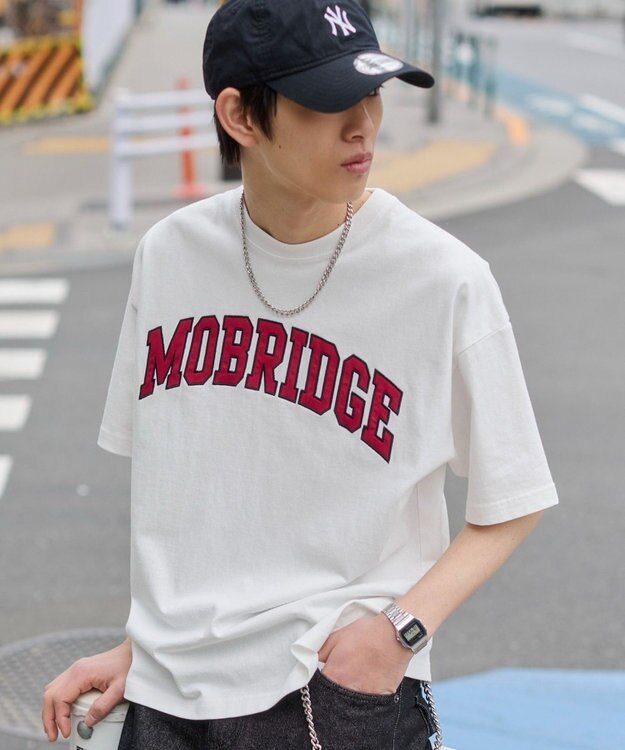 WEGO 【ユニセックス着用ITEM】アクセ付きグラフィックT（SS） ホワイト