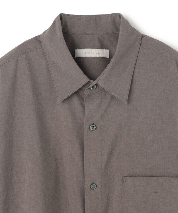 UNFILO MENS TENNEN TOUCH ポケットシャツ【ギフトにもおすすめ】 チャコール