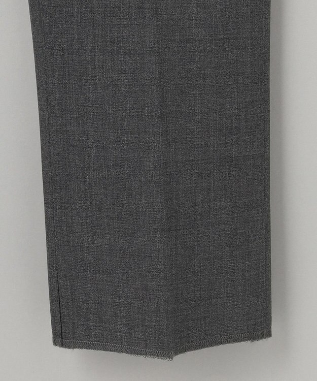 GOTAIRIKU 【AIRY MOVE / セットアップ対応】ウォッシャブルウールトロピカル セットアップパンツ ライトグレー系