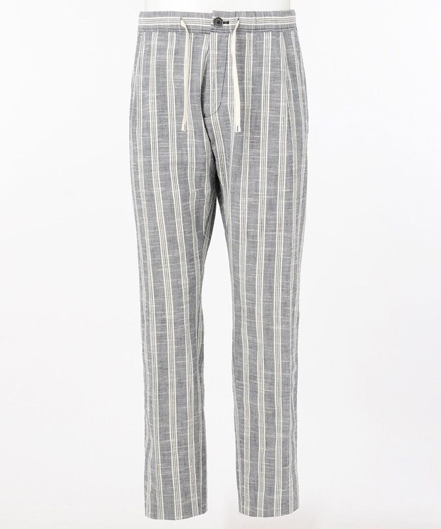 JOSEPH ABBOUD MOUNTAIN 【SPACE】OGワイドストライプ パンツ ネイビー系2